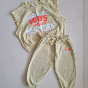 M, 100사이즈 비비드아이 상하복/유아봄옷