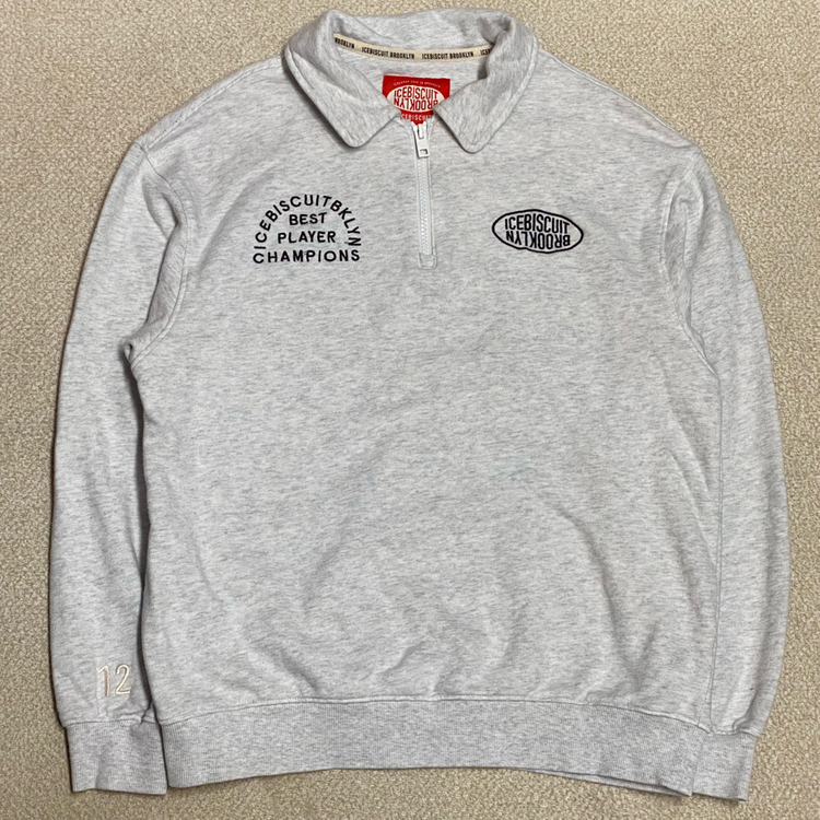 아이스비스킷 키즈 IB 로고 포인트 맨투맨 165--3