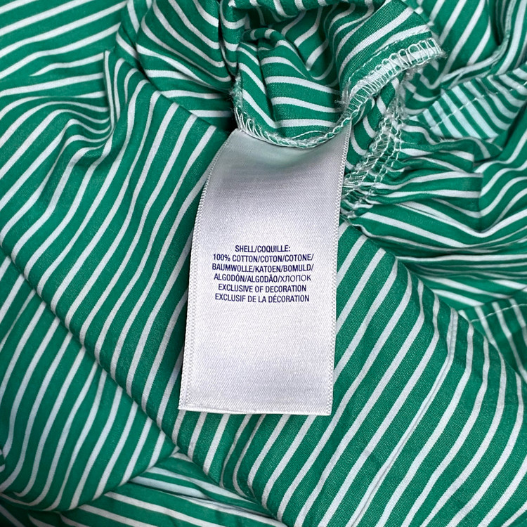 (정품) 폴로 신형 키즈 그린 스트라이프 셔츠 벨트 원피스 6세--4