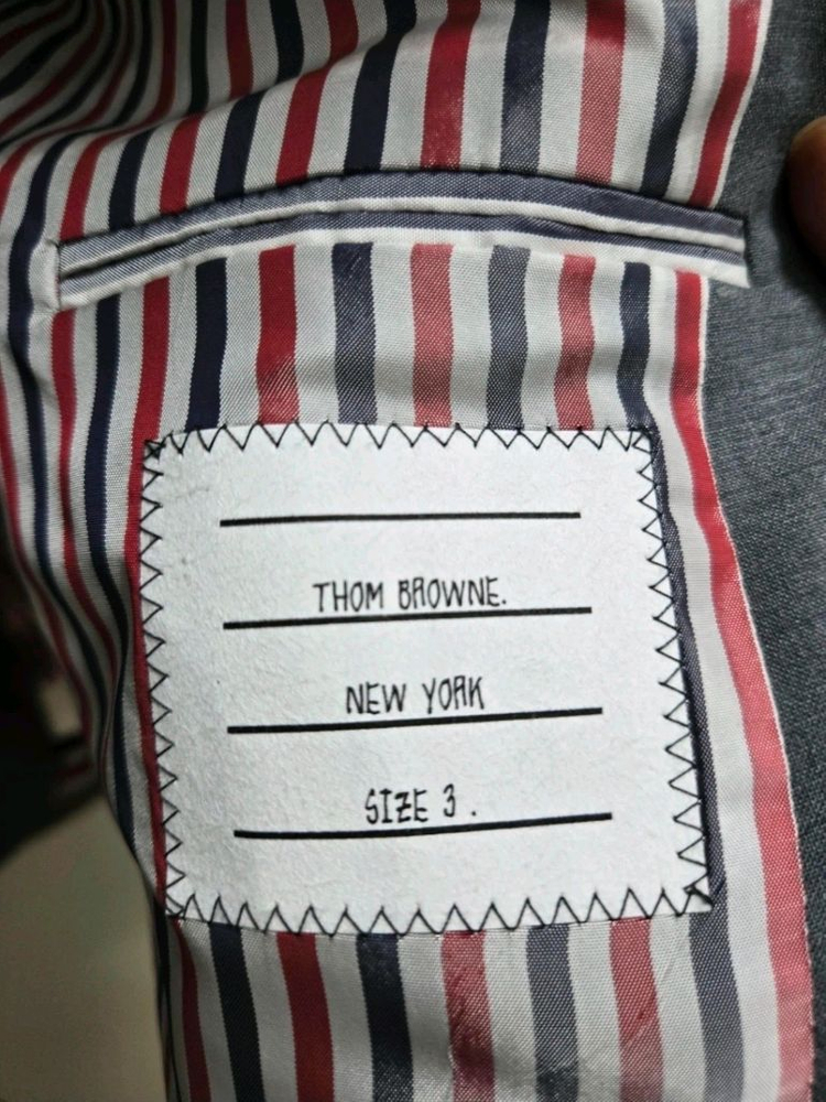 톰브라운 24fw 플레인위브 하이암홀 정장셋업(3/1) 이미지