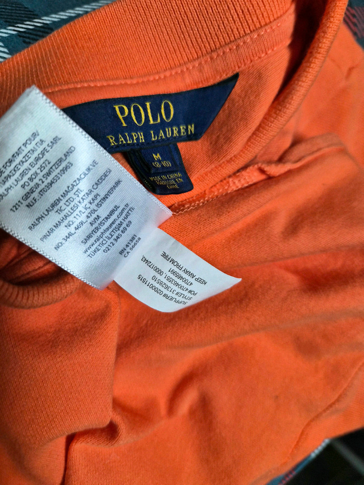 폴로 랄프로렌 긴팔 카라티 M(8~10)--3