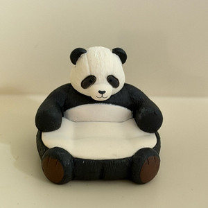 타카라토미 애니멀 인테리어 팬더 의자 가챠