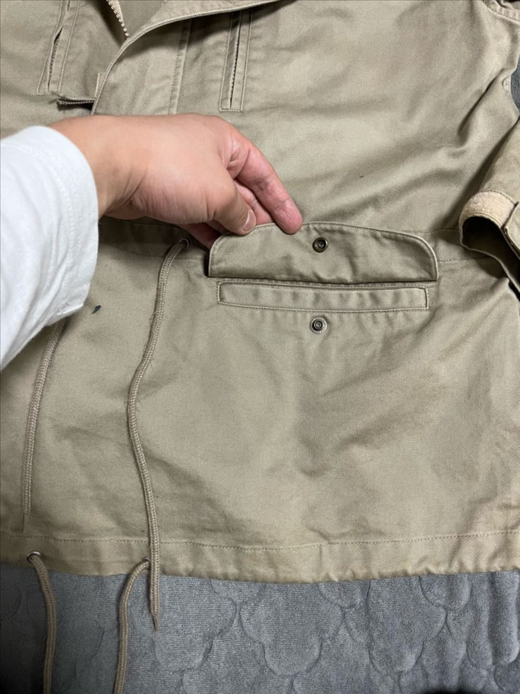 CAVEMPT 카브엠트 트윌코튼 아노락 카키베이지 L 이미지