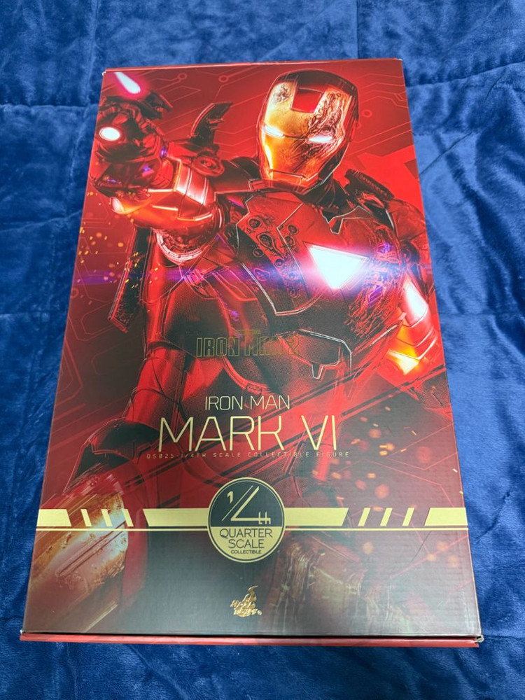 핫토이 마블 아이언맨2 마크6 1/4 쿼터 스케일 개봉 피규어 팔아요~--4
