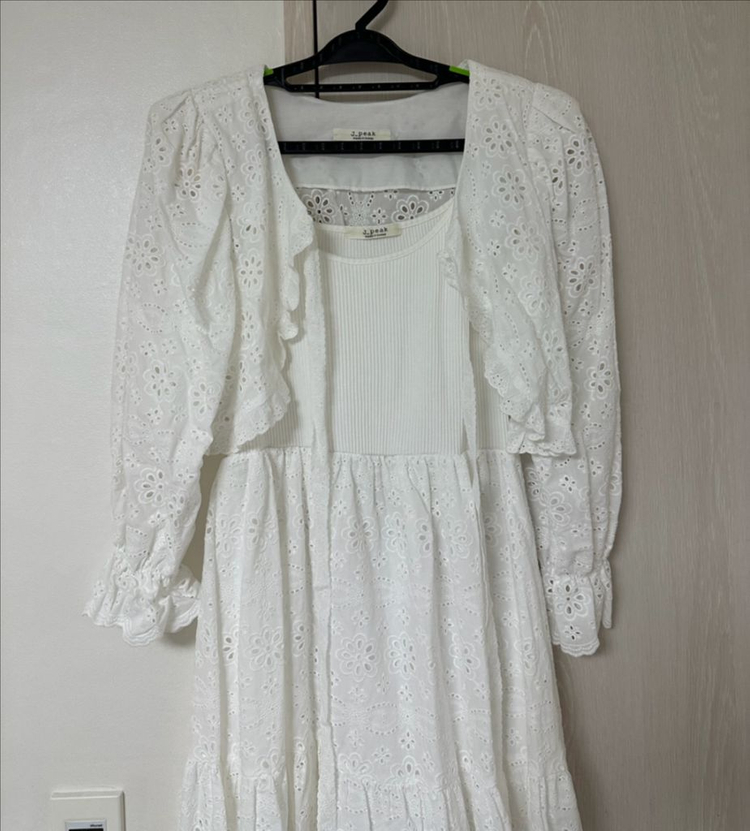 바이씨니 단독 볼레로펀칭원피스 아이 키작녀--3