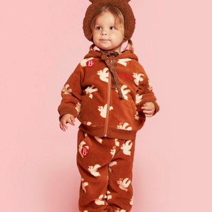 (새상품)베베드피노 피죤 플리스 상하복 100