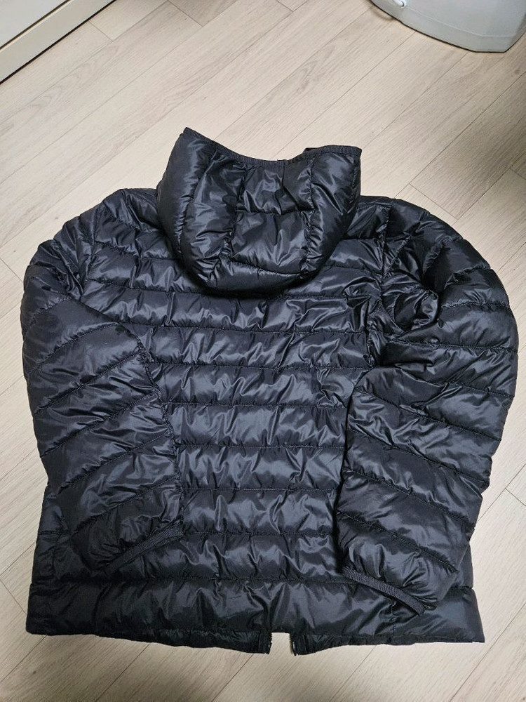 스파오 씬라이트 후드 재킷 경량패딩 블랙L (미착용)--5