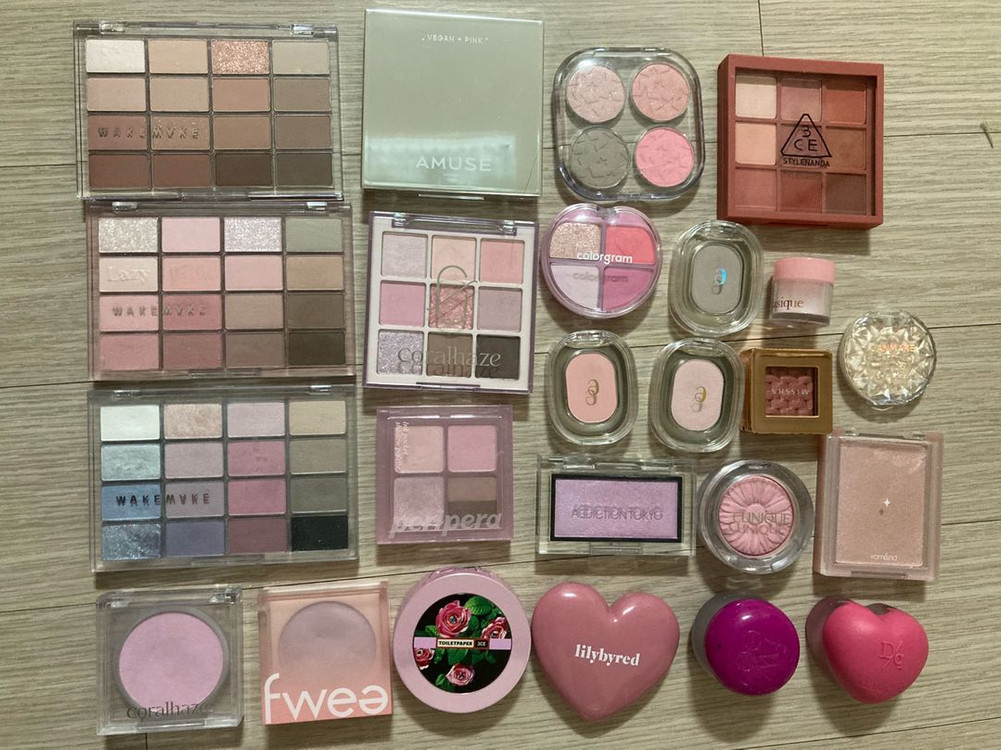 (새상품) 헤라 파우치, 키링 / 필리밀리 복조리 미니백 / 구찌 핑크 뷰티 파우치 이미지