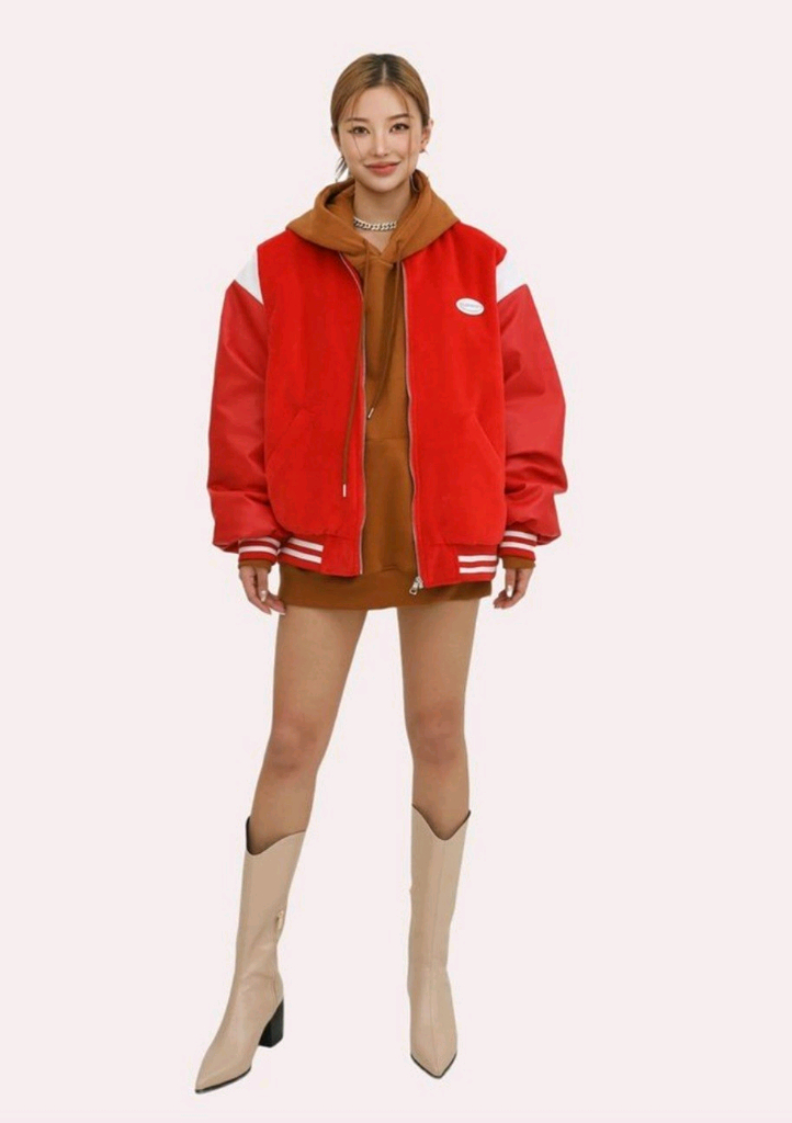 립합 제작 드리프트 점퍼(네이비,레드)--7