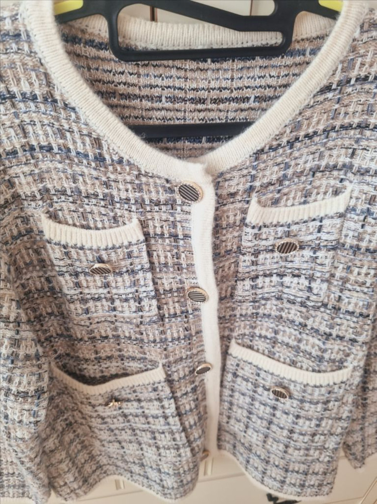 새상품 프린지쇼핑몰 봄가디건 니트스커트셋트--1