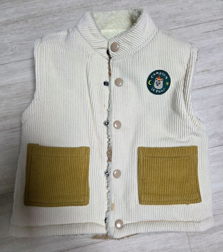 블루독베이비 도기 리버시블 조끼 4세--1