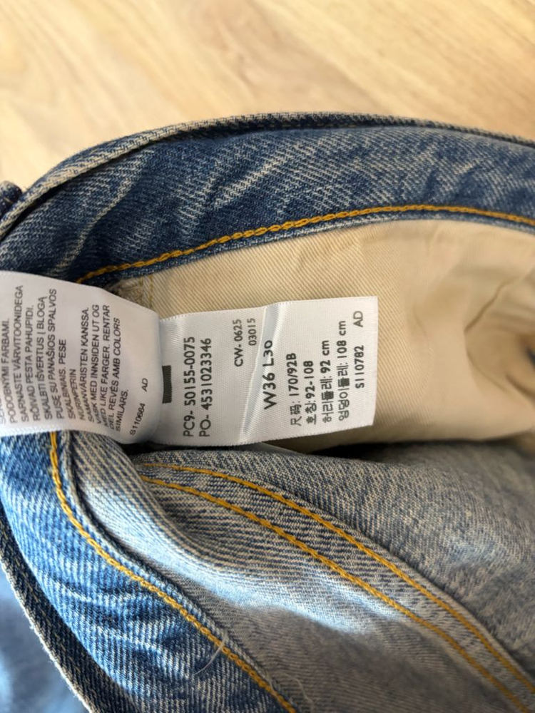리바이스 블랙잭 36x30--3
