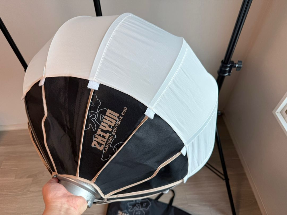 지윤 랜턴 소프트박스, 발렌스 조명스탠드 라이트 삼각대--1