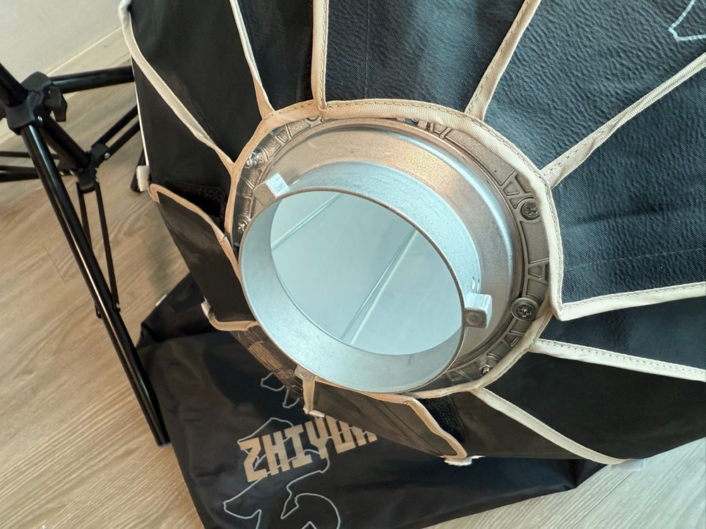 지윤 랜턴 소프트박스, 발렌스 조명스탠드 라이트 삼각대--2