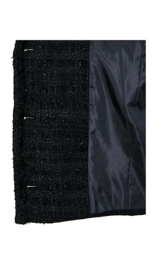 [새상품]보브(VOV ) 트위드 트림 더블 레더 자켓--5