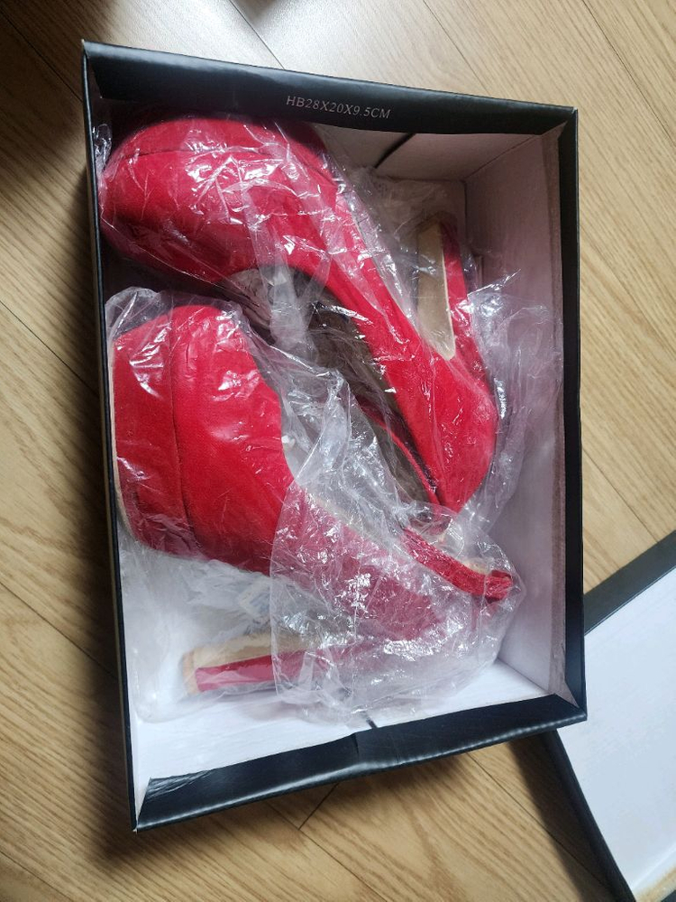 빨간 메리제인 구두 230mm 이미지