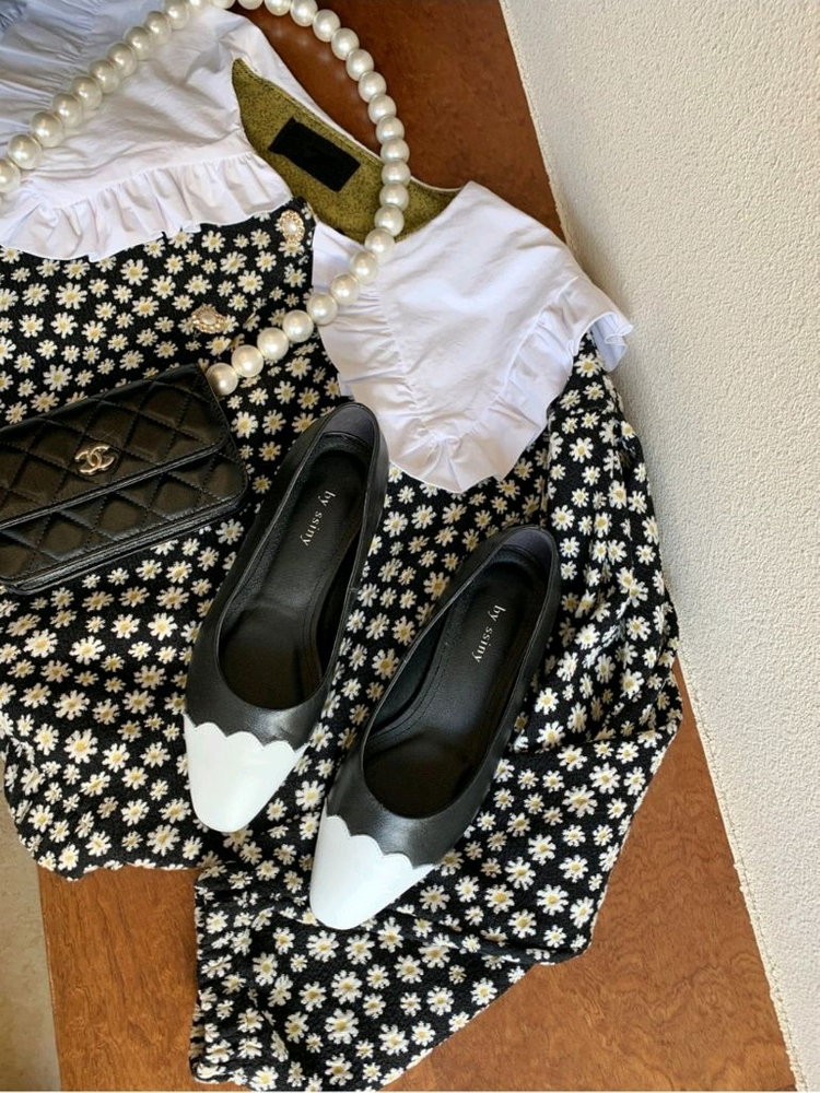 바이씨니 물결슈즈 블랙245--1