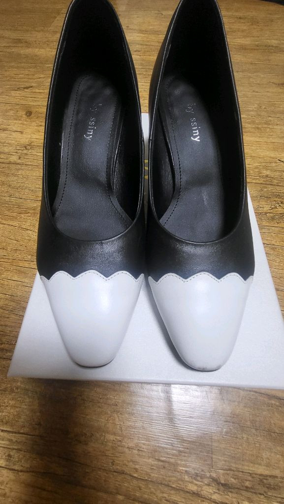 바이씨니 물결슈즈 블랙245--5