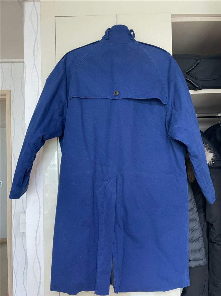 톰보이 야상 파란색 프리사이즈 [신발장 옷 정리중] 이미지