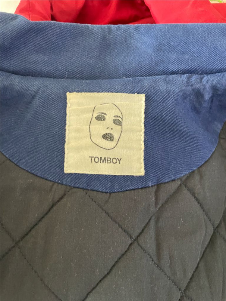 톰보이 야상 파란색 프리사이즈 [신발장 옷 정리중] 이미지