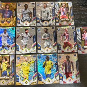 파니니 축구카드(파리,레알,at,알나스르)