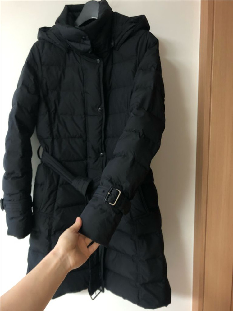 헤지스 레이디스 구스다운 패딩 점퍼 자켓 여자 여성 거위털 벨트 코트 이미지