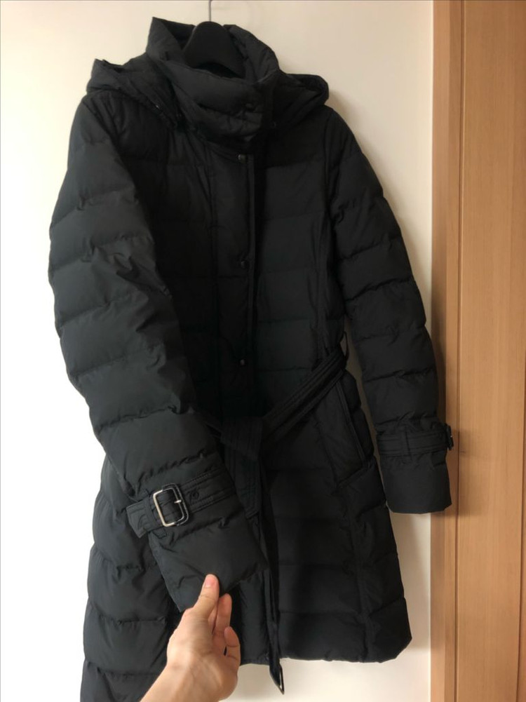 헤지스 레이디스 구스다운 패딩 점퍼 자켓 여자 여성 거위털 벨트 코트 이미지