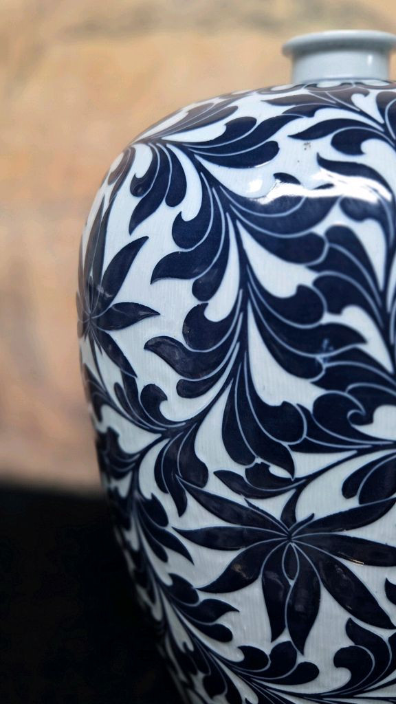 *백자 청화 연화 당초문 대형매병 이미지