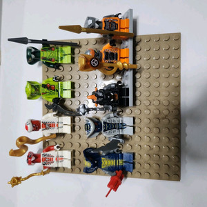 레고 닌자고 스네이크부족 피규어 일괄판매 무기포함 이미지