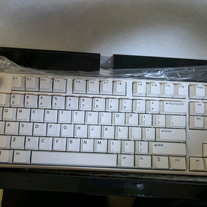 한성 gk893b 화이트 무접점 키보드 50g