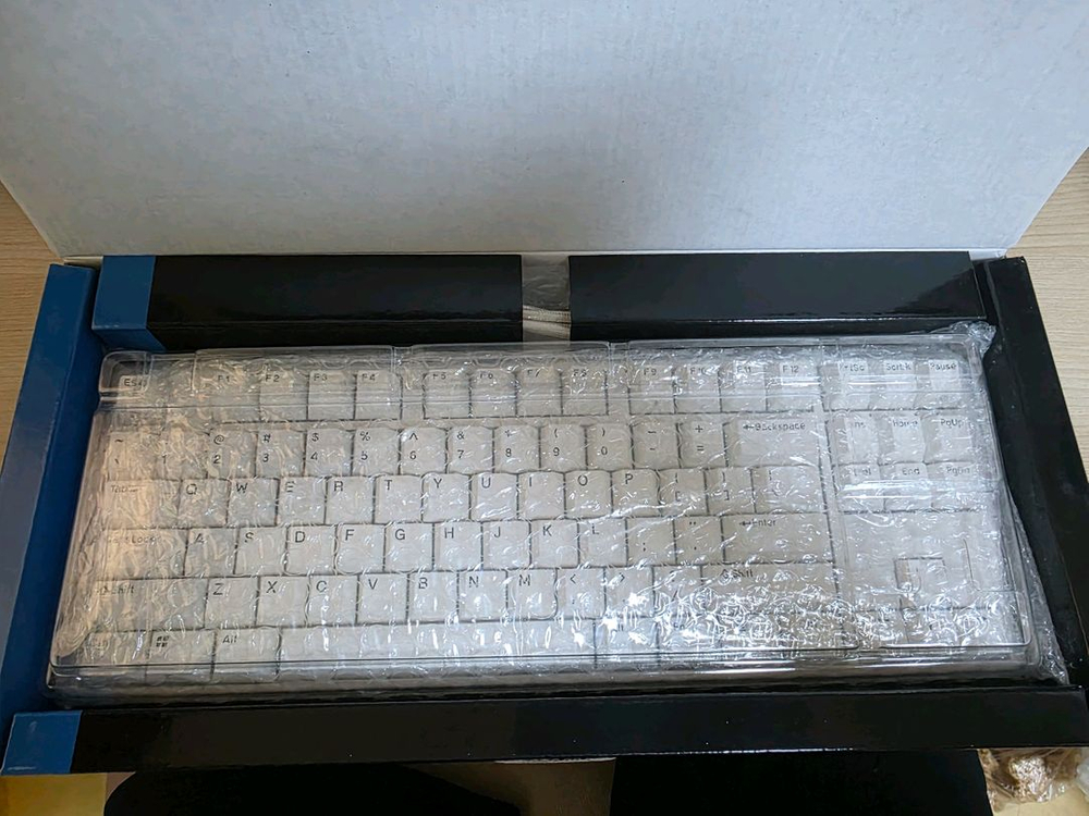 한성 gk893b 화이트 무접점 키보드 50g 이미지