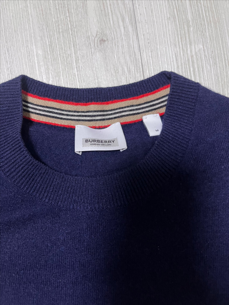 버버리 캐시미어 100 남성 니트--1