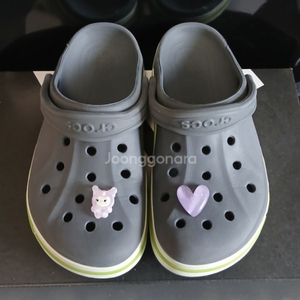 크록스정품 240 지비츠포함 바야밴드