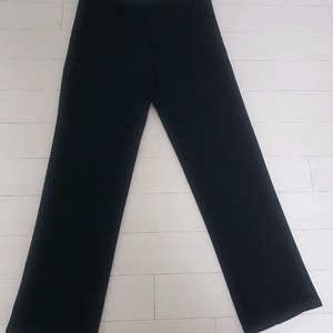 검정 슬랙스 바지 검정색 슬랙스 바지 블랙 슬랙스 바지 블랙 바지 블랙 팬츠 정장 캐주얼 의류 M