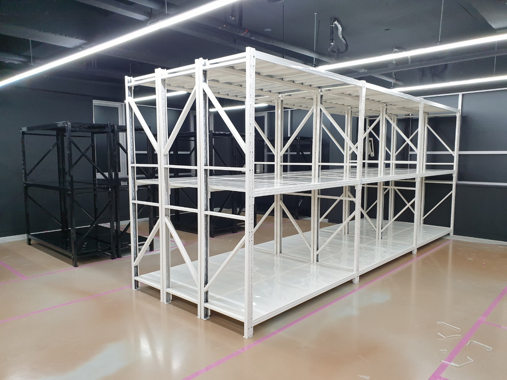 농업용 고릴라랙 철제선반 철제앵글 무볼트선반 새제품 농림창고 농막정리 이미지