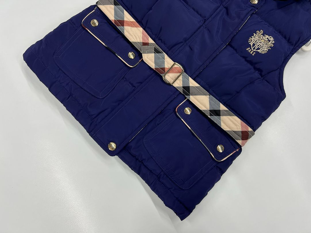 닥스 120 오리털 패딩 조끼 키즈 120 남아 120 이미지