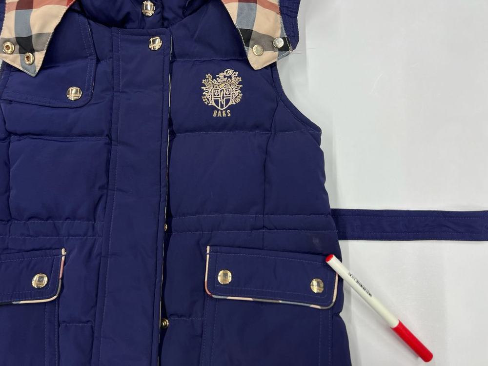 닥스 120 오리털 패딩 조끼 키즈 120 남아 120 이미지