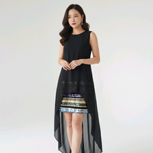 하프슬리브 원피스