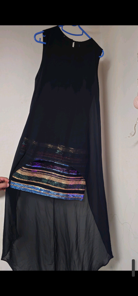 하프슬리브 원피스--1