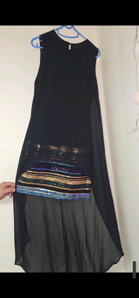 하프슬리브 원피스--2