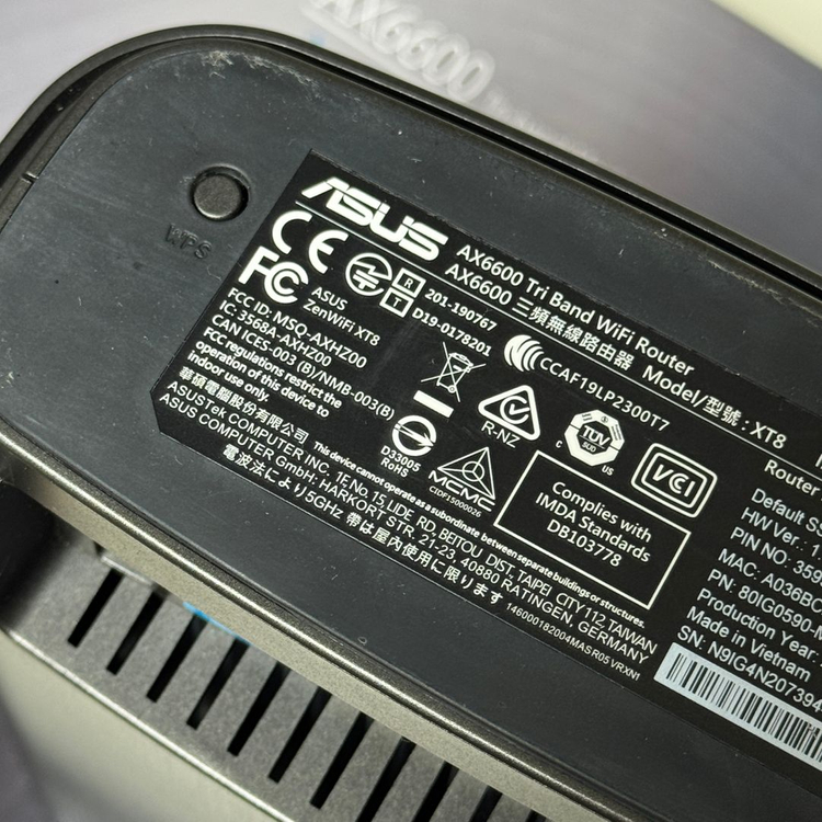 ASUS ZenWiFi AX6600 XT8 트라이밴드 메시 공유기 와이파이 라우터 WiFi6 팝니다. 이미지