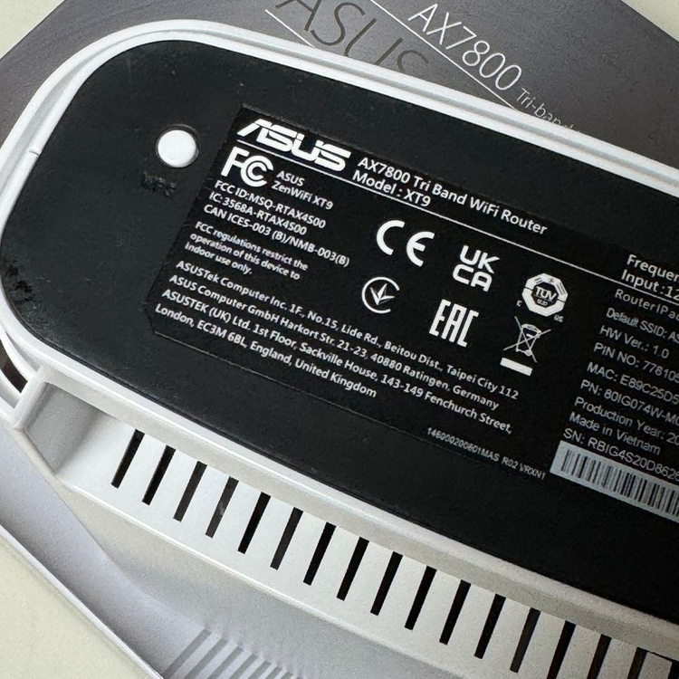 ASUS ZenWiFi AX7800 XT9 트라이밴드 메시 공유기 와이파이 라우터 WiFi6 팝니다.--2