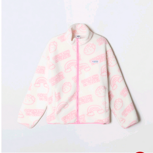 빤쮸토끼핑크아이보리플리스스파오콜라보M사이즈