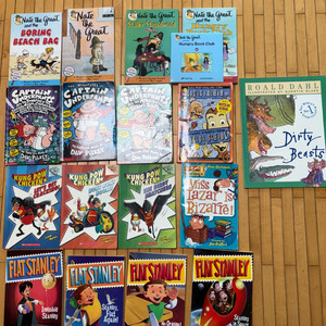 영어책(챕터북 전단계, 네이트더그레이트, 캡틴얼리팬츠 등) 17권