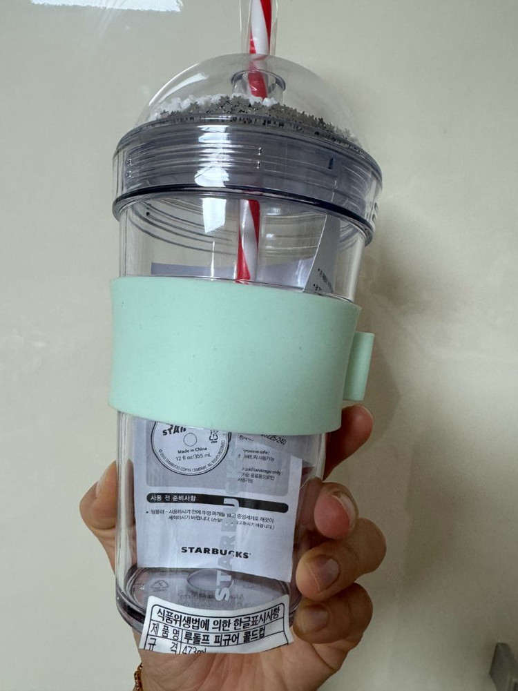 스타벅스 텀블러 : 루돌프 피규어 텀블러--2