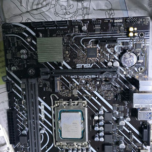 ASUS H610M-K D4메인보드 +i3 12100F