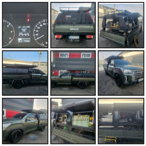 픽업트럭 캠핑카 이미지