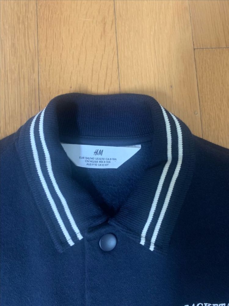 h&m 바시티 자켓 140--1