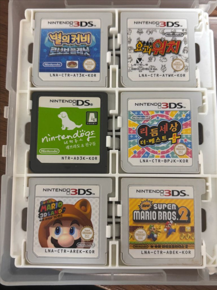 닌텐도 DS/3DS 게임칩 (포켓몬 친모아 마리오 등등) 이미지