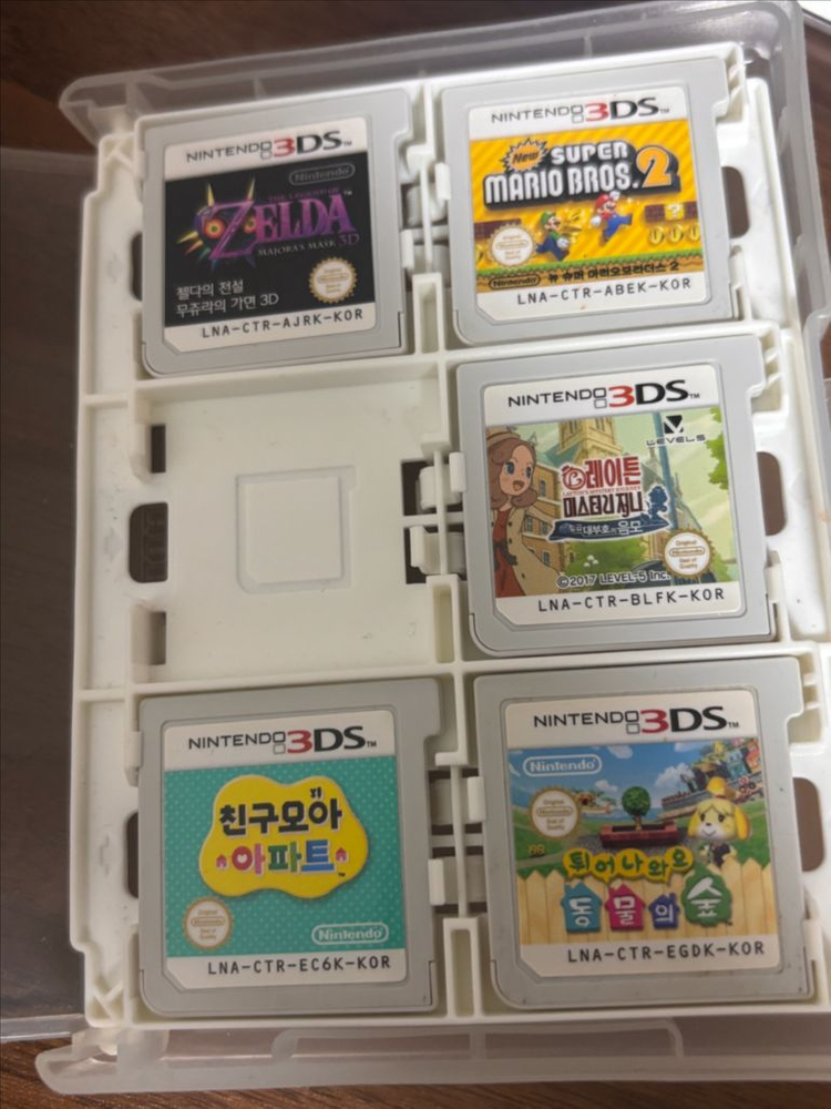 닌텐도 DS/3DS 게임칩 (포켓몬 친모아 마리오 등등) 이미지